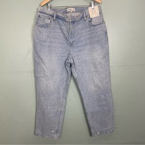 Abercrombie and Fitch The 90’s Straight Ultra High Rise Curve Love Size 34 Short